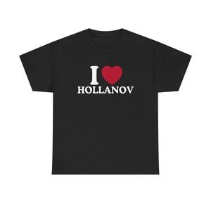 I Love Hollanov Shirt Black Shirt